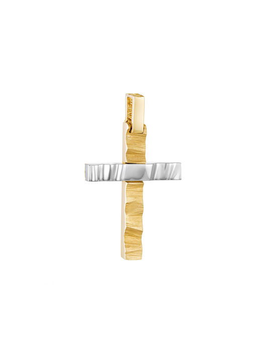 Herren Gold Kreuz 14K