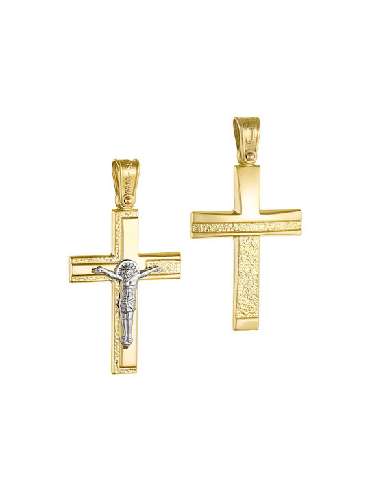 Men's Gold Cross 14K