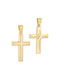 Herren Gold Kreuz 14K