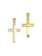 Herren Gold Kreuz 14K