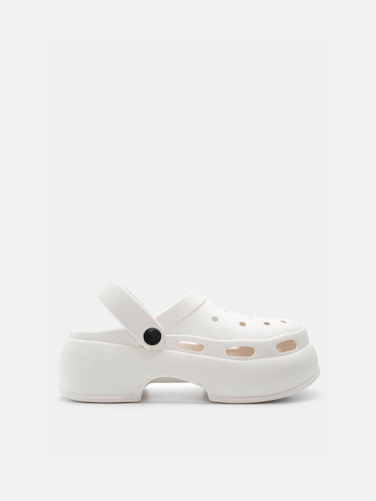 Luigi Clogs White