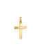 Herren Gold Kreuz 14K