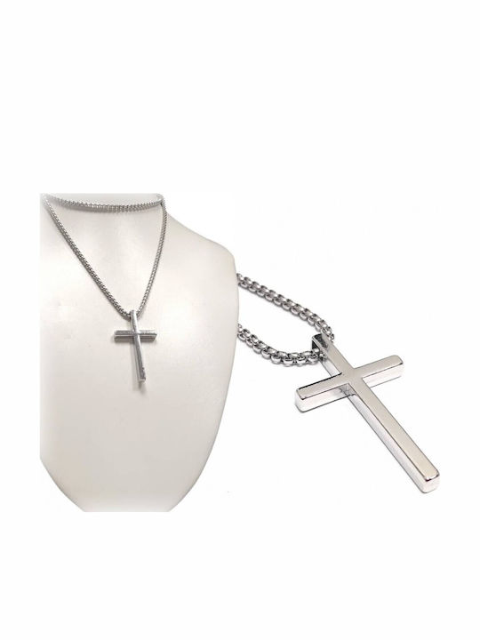 Karma Fashion Ατσάλινος Σταυρός