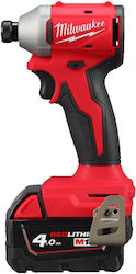 Milwaukee M18 Blidrc402c Παλμικό Κατσαβίδι 18V 2x4Ah