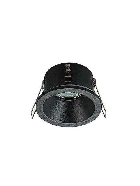 Zambelis Lights Recessed Spot with Socket GU10 Black 1pcs
