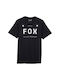 Fox Ανδρικό T-shirt Κοντομάνικο Black