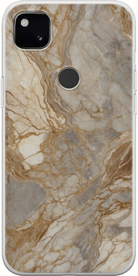 The Marble Collection - Natural Задна корица Силикон 1.5мм Многоцветен (Google Pixel 4a)