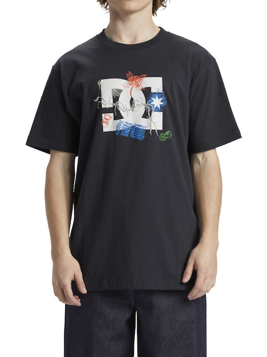 DC Ανδρικό T-shirt Κοντομάνικο Ebony