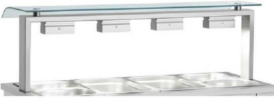 Inomak Lampă De Încălzire Pentru Bufet Cu Dimensiuni 136.8x40x10cm