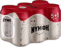 Νύμφη Μπύρα Κουτί 330ml (5+1 Δώρο)