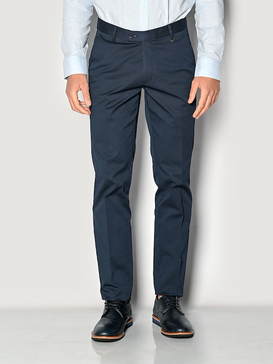 Sogo Men's Trousers Navy Blue