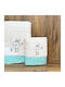 Bunny Bebe Set of baby towels 2pcs Green