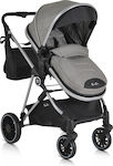 Moni Kali Verstellbar 2 in 1 Baby Kinderwagen Geeignet für Neugeborene Grey