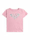Kinder-T-Shirt Prism Pink Day And Night