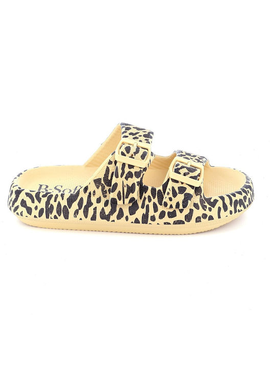 B-Soft Women's Slides Yellow