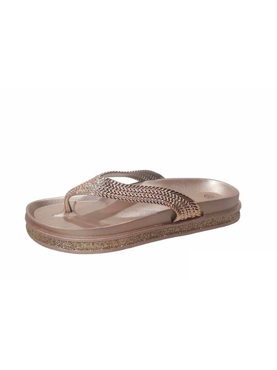 Alta Moda Women's Flip Flops Brown