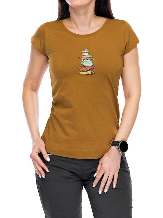 Ocun Damen T-shirt Coffee