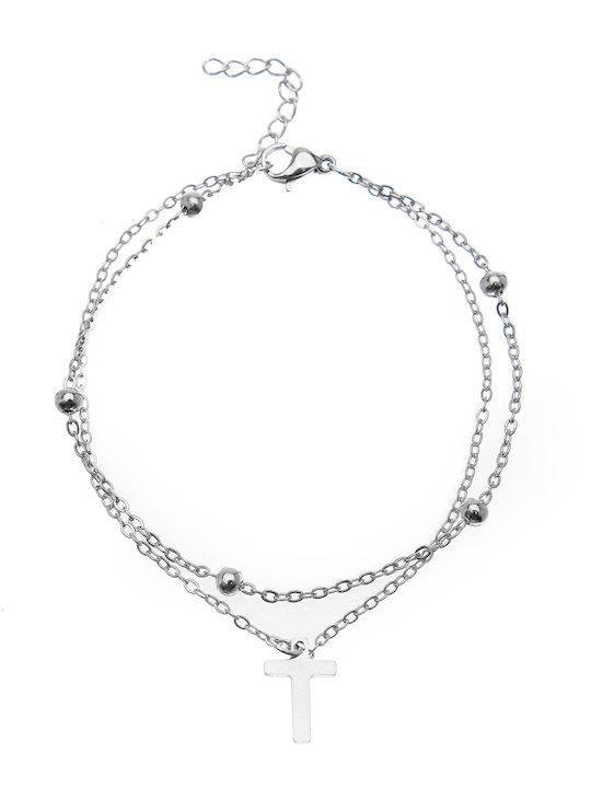 Hand Chain Bracelet Mn MN 4324-60 SILVER Silver Bag To Bag