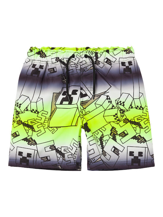 Name It Kids Swimwear Swim Shorts Minecraft Multicolour