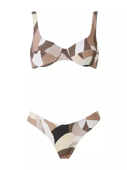 Stefania Frangista Bikini Set Bra & Slip Bottom...