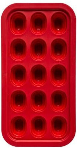 5Five Eiswürfelform Würfel aus Silikon Rote