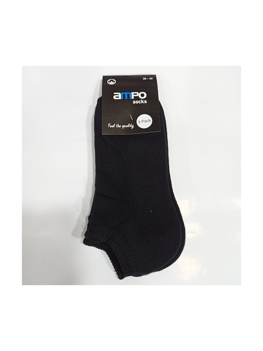 Ampo Socks Κάλτσες Μαύρες