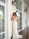 Wedding Dress with Lace & Sheer White 7198lidia_002