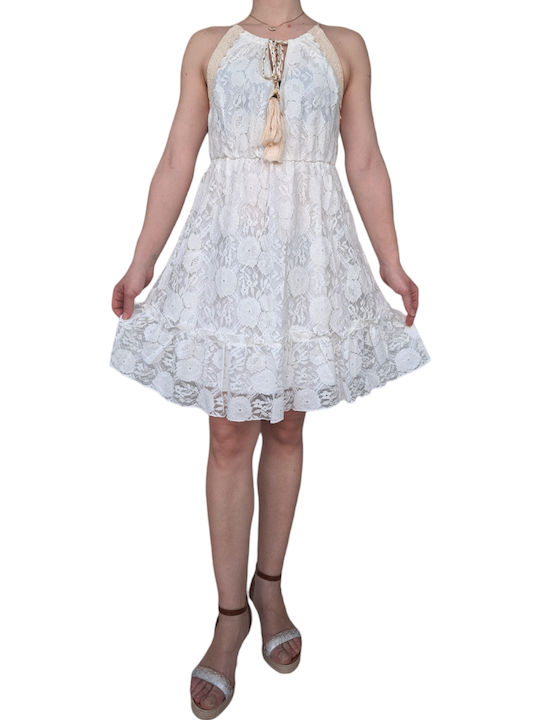 Remix Mini Dress White