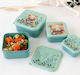 Little Bear Mint Food Containers Set of 4 Kiokids 4187