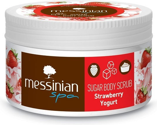 Messinian Spa Strawberry Yogurt Scrub Σώματος 250ml
