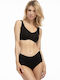 Julimex Figi High-waisted Women's Boxer Black