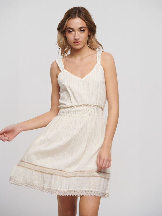 Ble Resort Collection Damen Kleid Strand Ecru