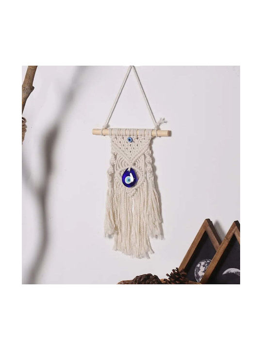 Hanging Decorative Macrame made of Fabric 30cm 1pcs