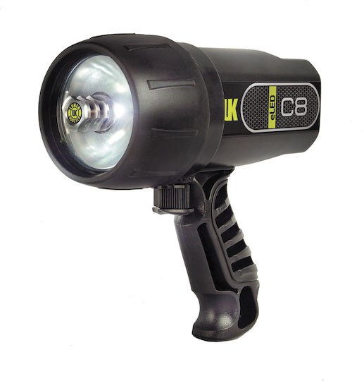 UK Kinetics Uk C8 Eled Tauch-Sicherheitsleuchte LED mit 400 Lumen für eine maximale Tiefe von bis zu 150 m 69044-Gelb