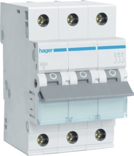 Hager Relee de Fază Putere 10A Tripolar cu Tensiune 400V