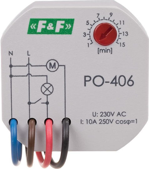 F&F Relee de Fază 10A cu Tensiune 230V