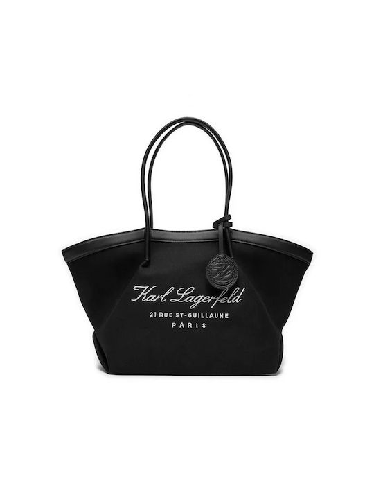 Karl Lagerfeld Damen Tasche Schulter Schwarz