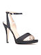 Fabric Sandals Black