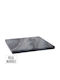 JK Home Decoration Επιφάνεια Κοπής Μαρμάρινη Μαύρη 20x20cm