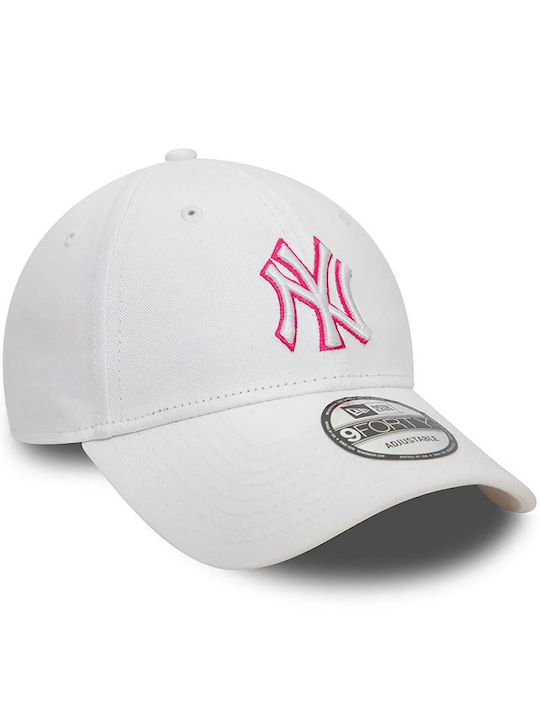 New Era Team Outline 9forty Jockey Weiß