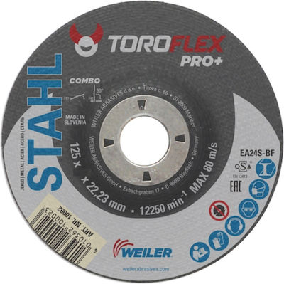 Toroflex 178x8x22 Δίσκος Λείανσης Μετάλλου 125mm