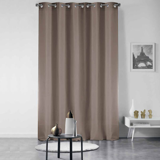 Douceur d'Intérieur L-c Essentiel Cu Capse Maro 140x280 cm