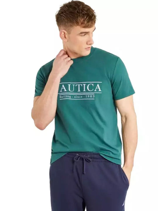 Nautica Herren T-Shirt Kurzarm Moss Green