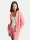 Ralph Lauren Women's Hooded Cardigan Pink
