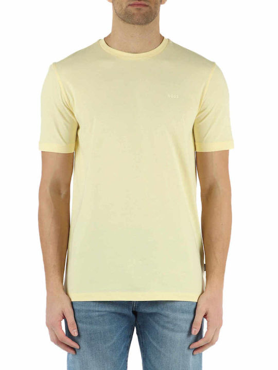 Hugo Boss T-shirt Bărbătesc cu Mânecă Scurtă Yellow