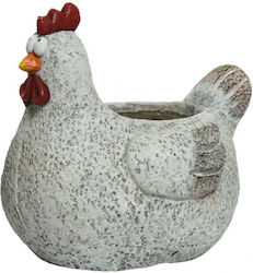 Kaemingk Easter Flower Pot Ceramic 34x27x25pcs in Red color