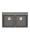 Franke Maris Mrg 620-40-40 Tl 1140663168 Drop-In Spüle aus Verbundgranulat B86xT51cm Stone Grey