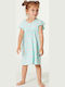 Happy People Kinder Nachthemd Sommerlich Sky Blue