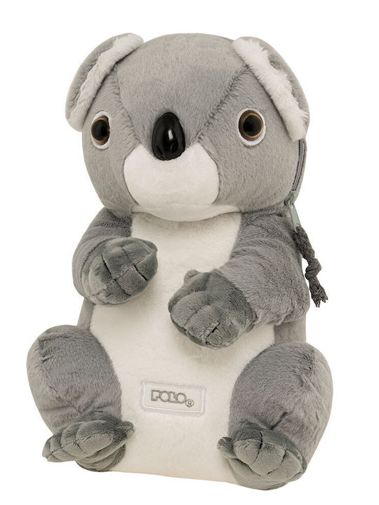 Polo Lindo Koala Παιδική Τσάντα Πλάτης Γκρι 17x14x30εκ.