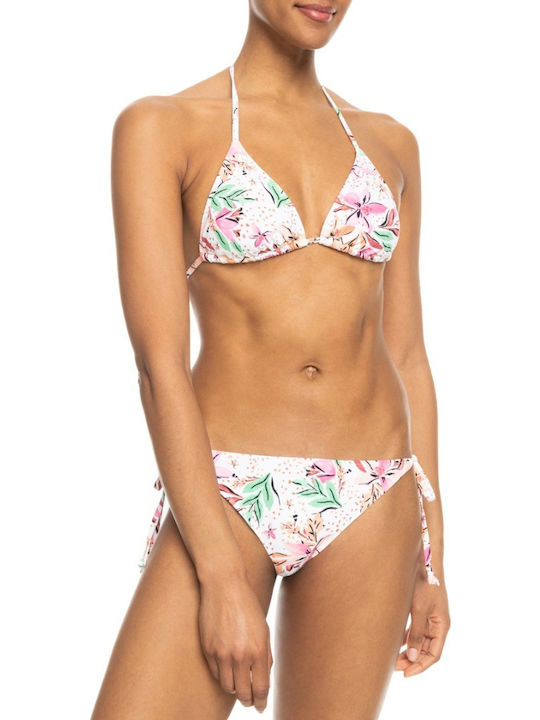 Roxy Classics Tiki Tri Set Bikini Τριγωνάκι White